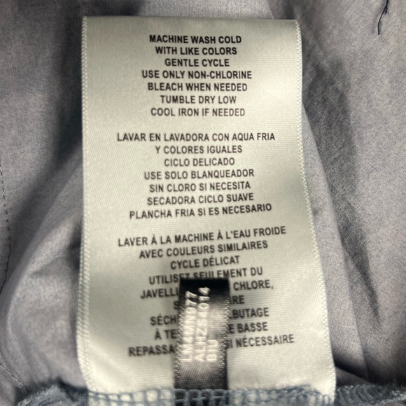 Levi's Lightweight Cotton Shacket Blue Print Size XXL - Picture 10 of 11